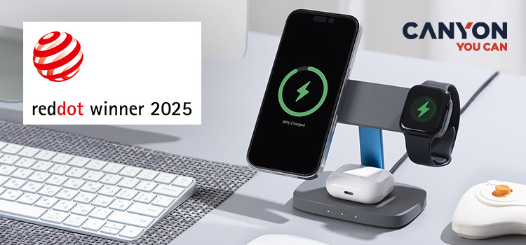 Canyon receives Red Dot Award 2025 for Wireless Charging Station Hexagon 310
